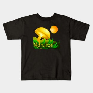 Moon mushroom Kids T-Shirt